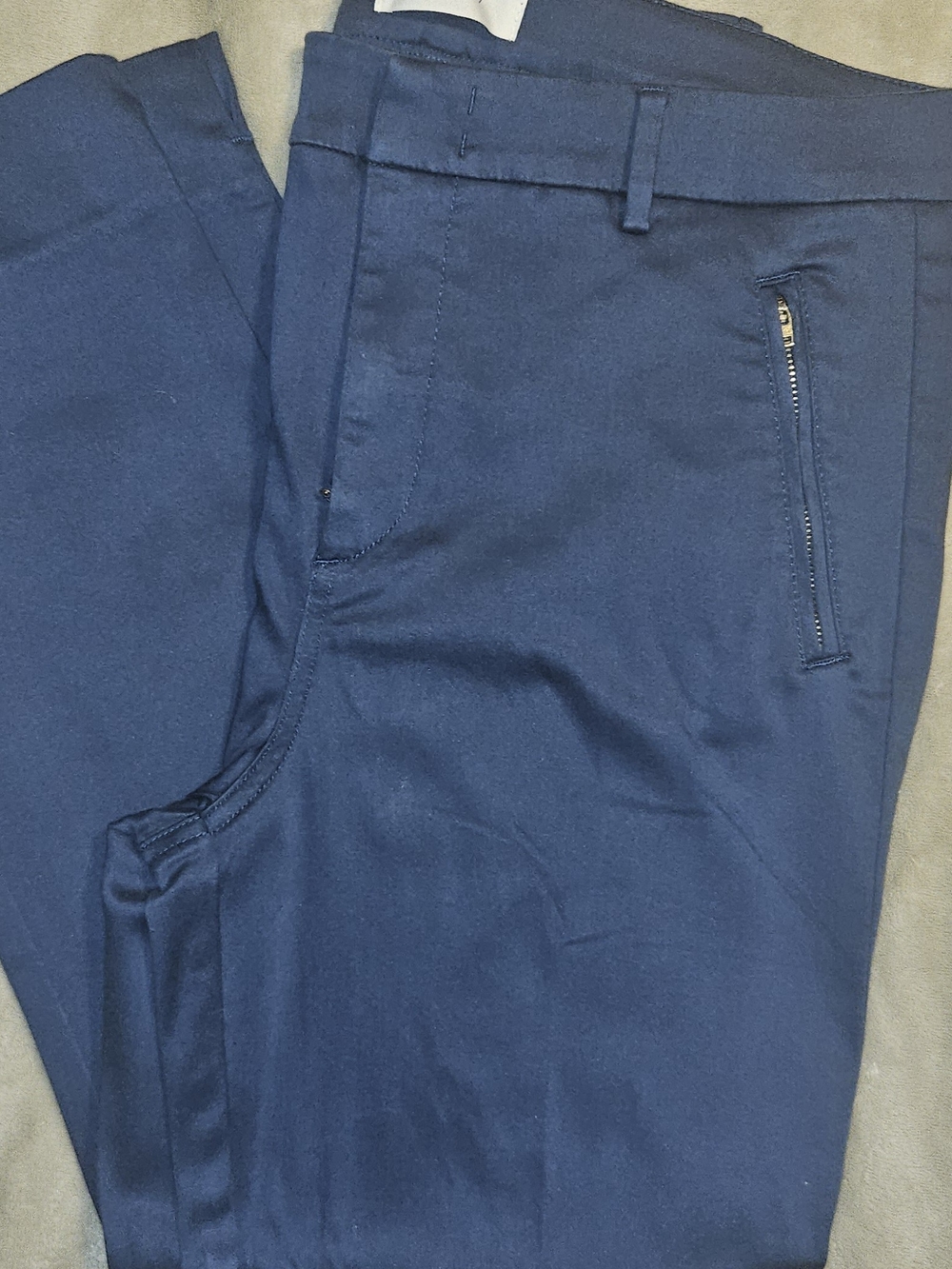 Level 99 Women's Navy Stretch Chino Pants